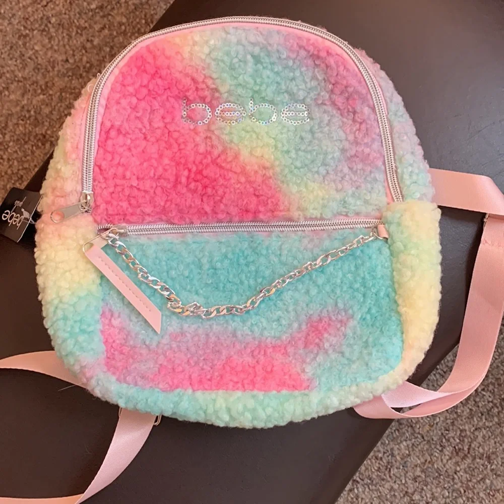bebe girls, Pastel backpack, NWT
